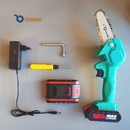 Motosserra Elétrica a Bateria + 1 bateria extra de brinde