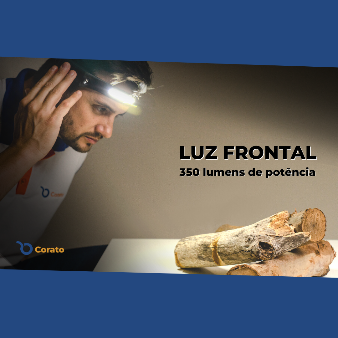 Lanterna de Cabeça Recarregável LED