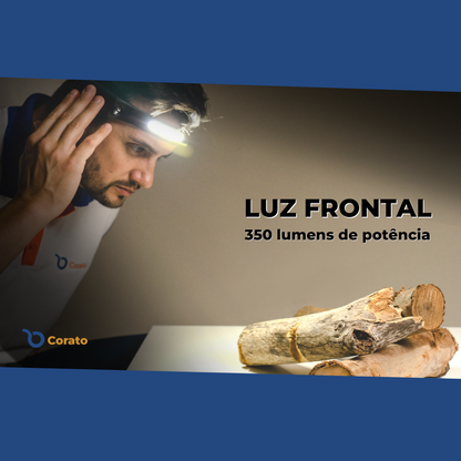 Lanterna de Cabeça Recarregável LED