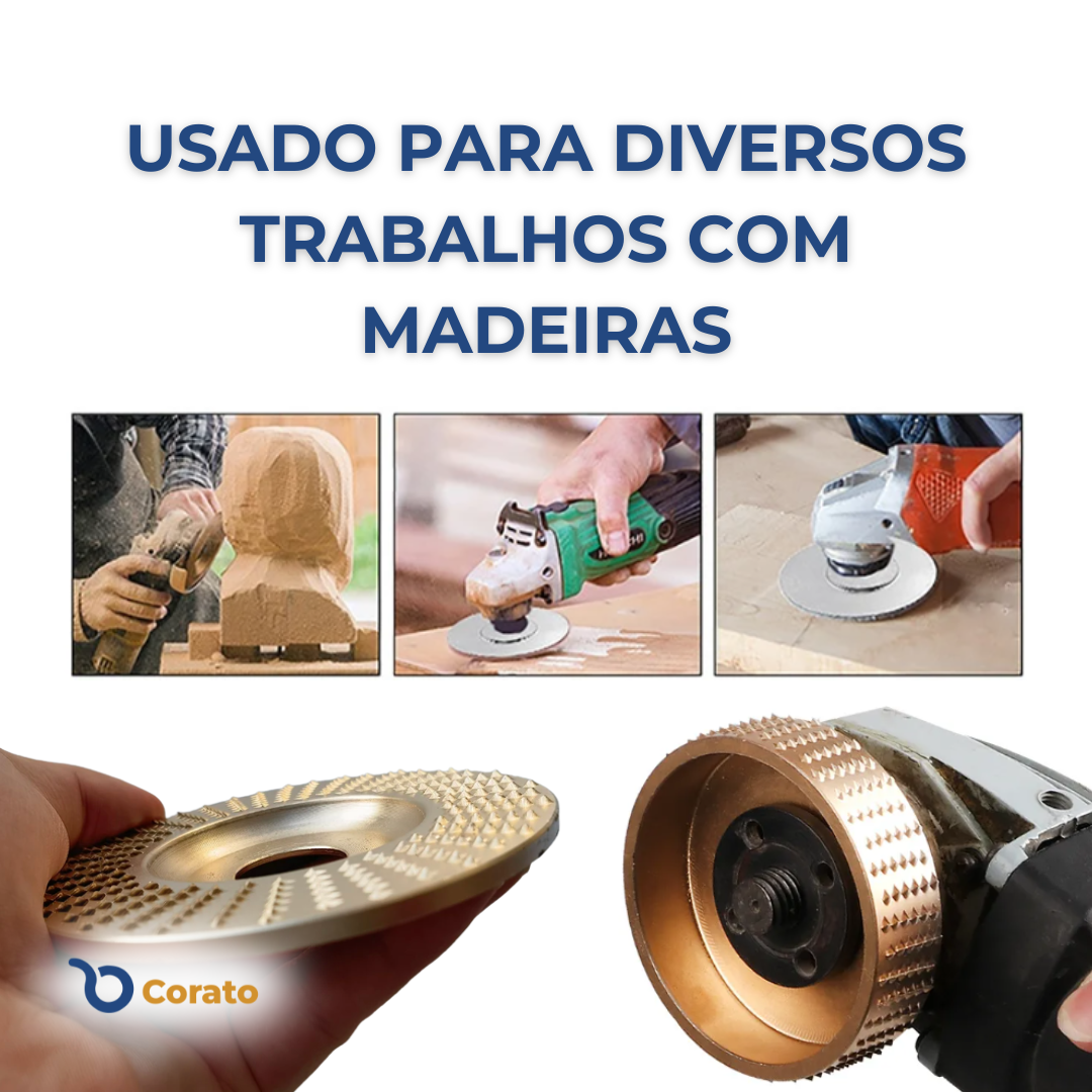 Kit Discos Desbaste para Madeira - 5 Peças