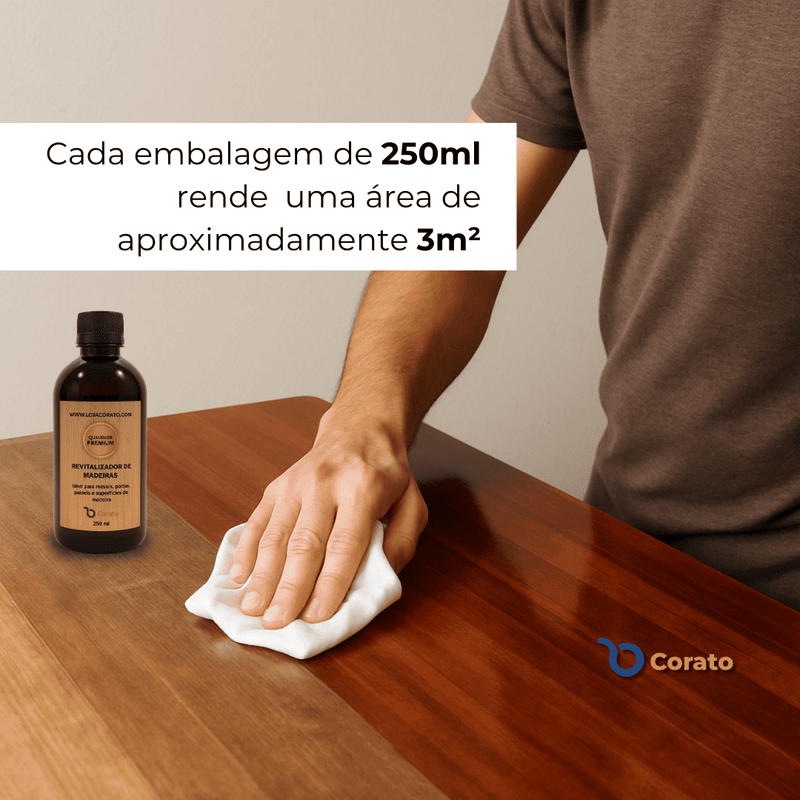 Revitalizador de Madeira Corato 250ml - COMPRE 1 LEVE 2