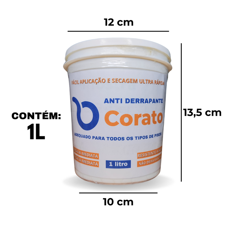 Antiderrapante Corato 1 Litro + FRETE GRÁTIS