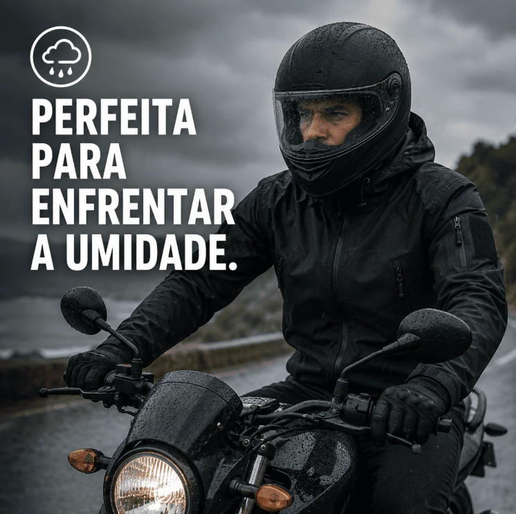 Jaqueta Militar Impermeável - Perfeita para Motociclistas