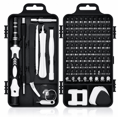 Kit Ferramentas 115 em 1 – Completo para Reparos de Precisão