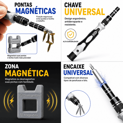 Kit Ferramentas 115 em 1 – Completo para Reparos de Precisão
