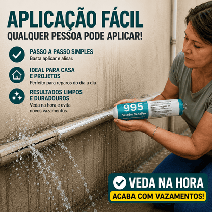 Selador VedaPró Corato 870g - Impermeabilizante Instantâneo