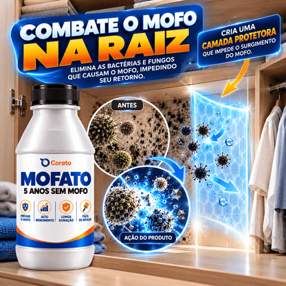 Mofato 400ml – Perfeito para Móveis e Guarda-Roupas | 5 Anos Sem Mofo