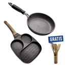 COMBO KITCHEN Frigideira Antiaderente 3 em 1 + Frigideira Flimer
