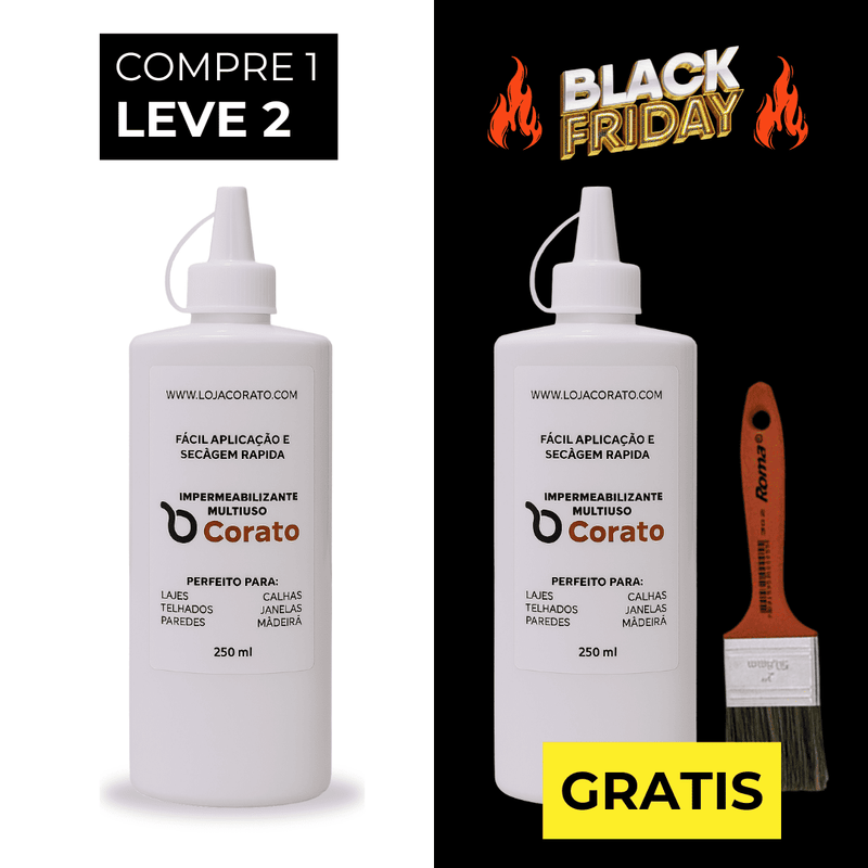 Impermeabilizante Multiuso Corato 250ml - COMPRE 1 LEVE 2
