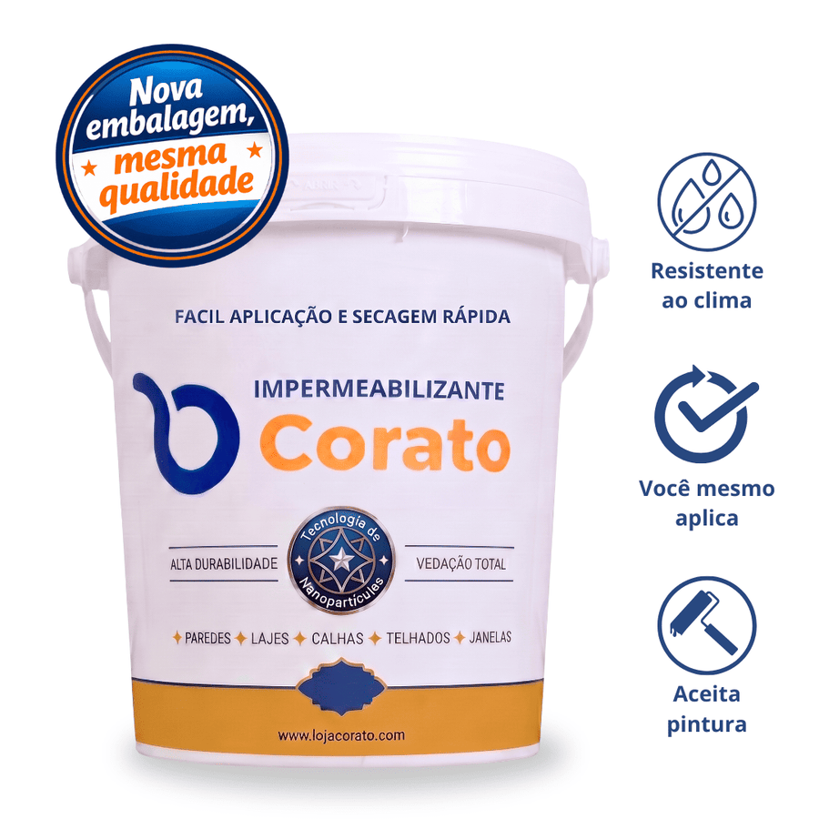 Impermeabilizante Multiuso Corato - Perfeito para Terraços