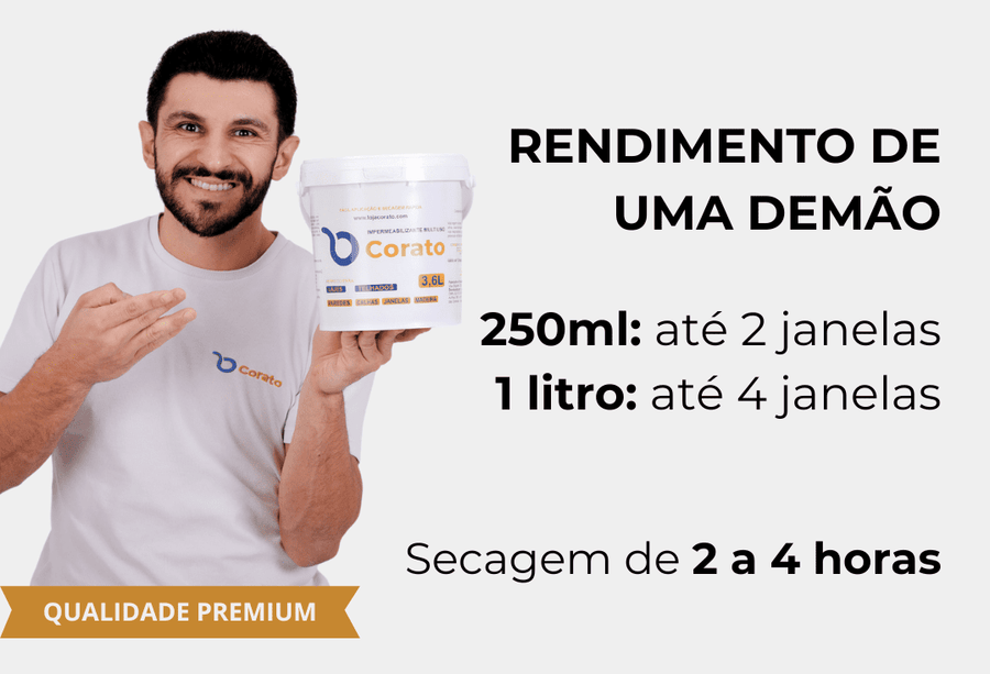 Impermeabilizante Corato - Perfeito para Pergolados
