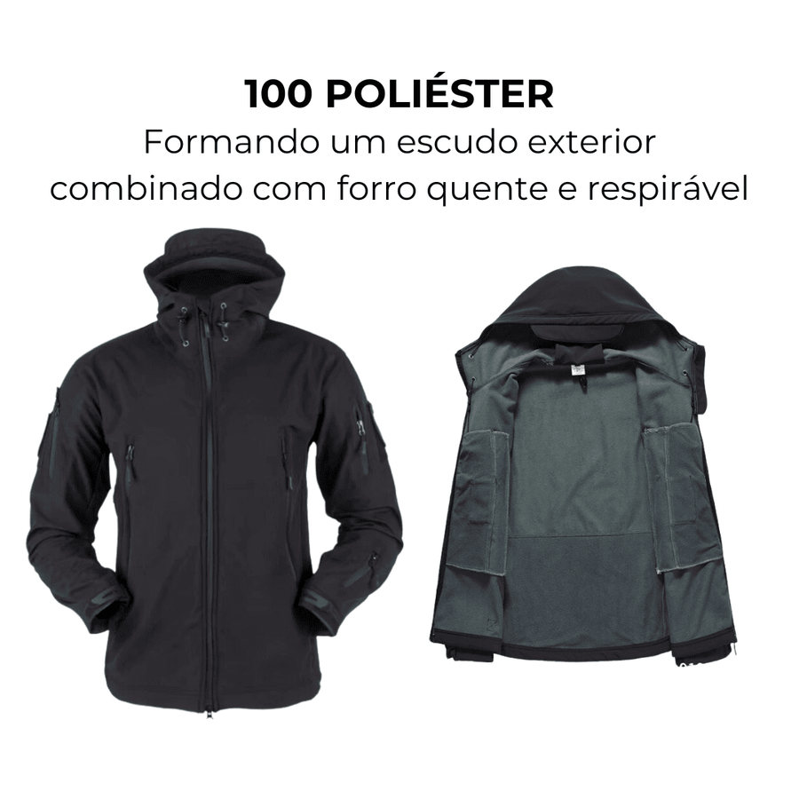 Jaqueta Militar Impermeável - Perfeita para Motociclistas
