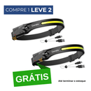Lanterna de Cabeça LED - COMPRE 1 LEVE 2