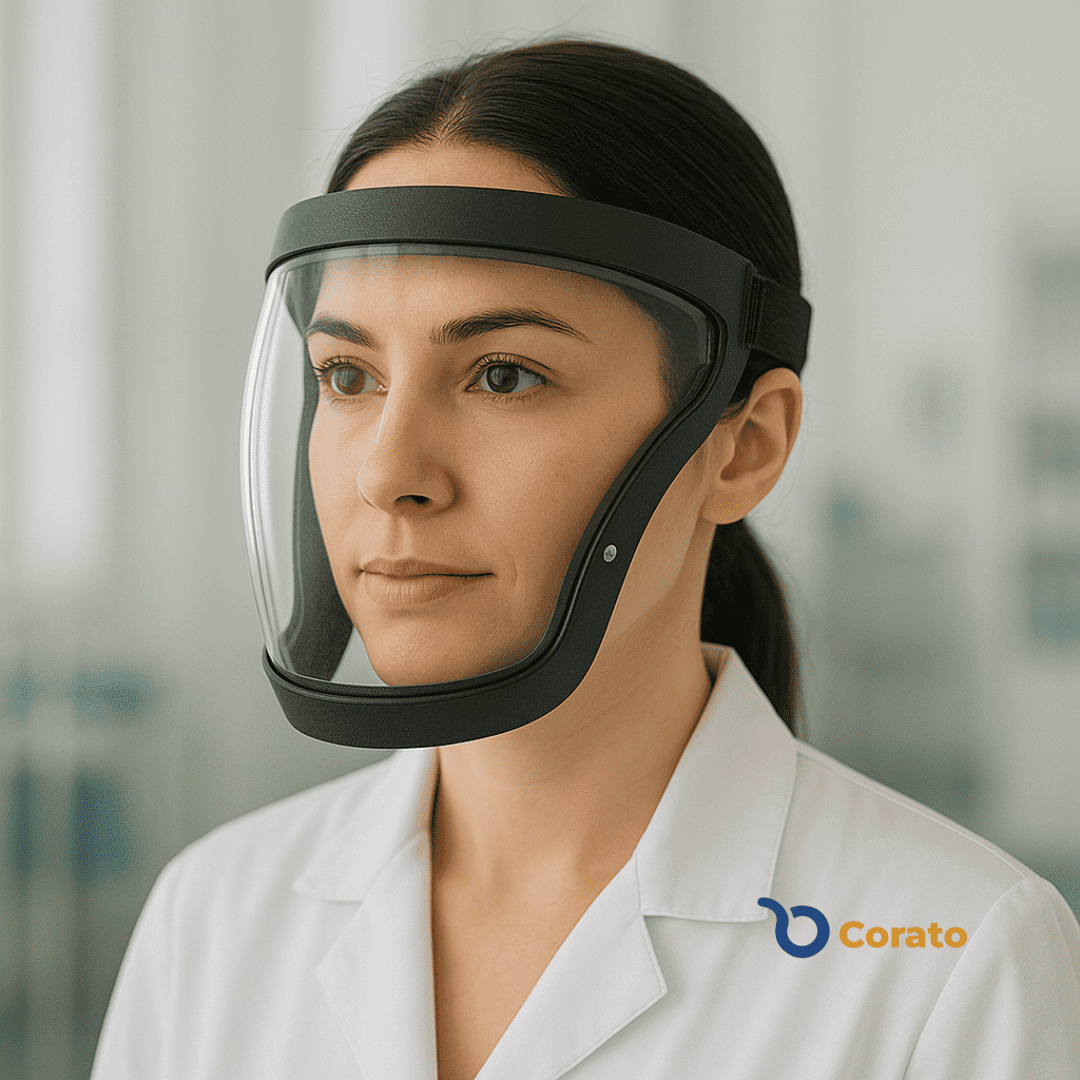 Máscara Protetora Facial (COM CERTIFICADO DE APROVAÇÃO)