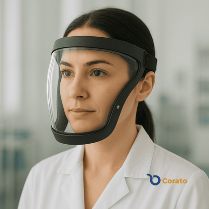 Máscara Protetora Facial (COM CERTIFICADO DE APROVAÇÃO)