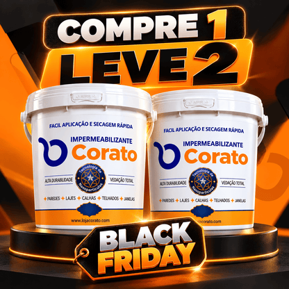 BLACK FRIDAY COMPRE 1, LEVE 2: Impermeabilizante Corato 1 litro