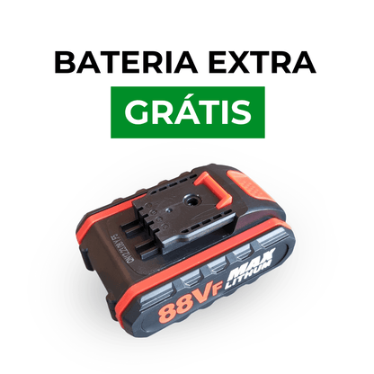 Motosserra Elétrica a Bateria + BRINDES EXTRAS