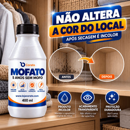 Mofato 400ml – Perfeito para Móveis e Guarda-Roupas | 5 Anos Sem Mofo