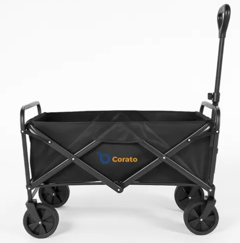Carrinho De Praia Camping Mercado Dobrável Impermeável 120kg