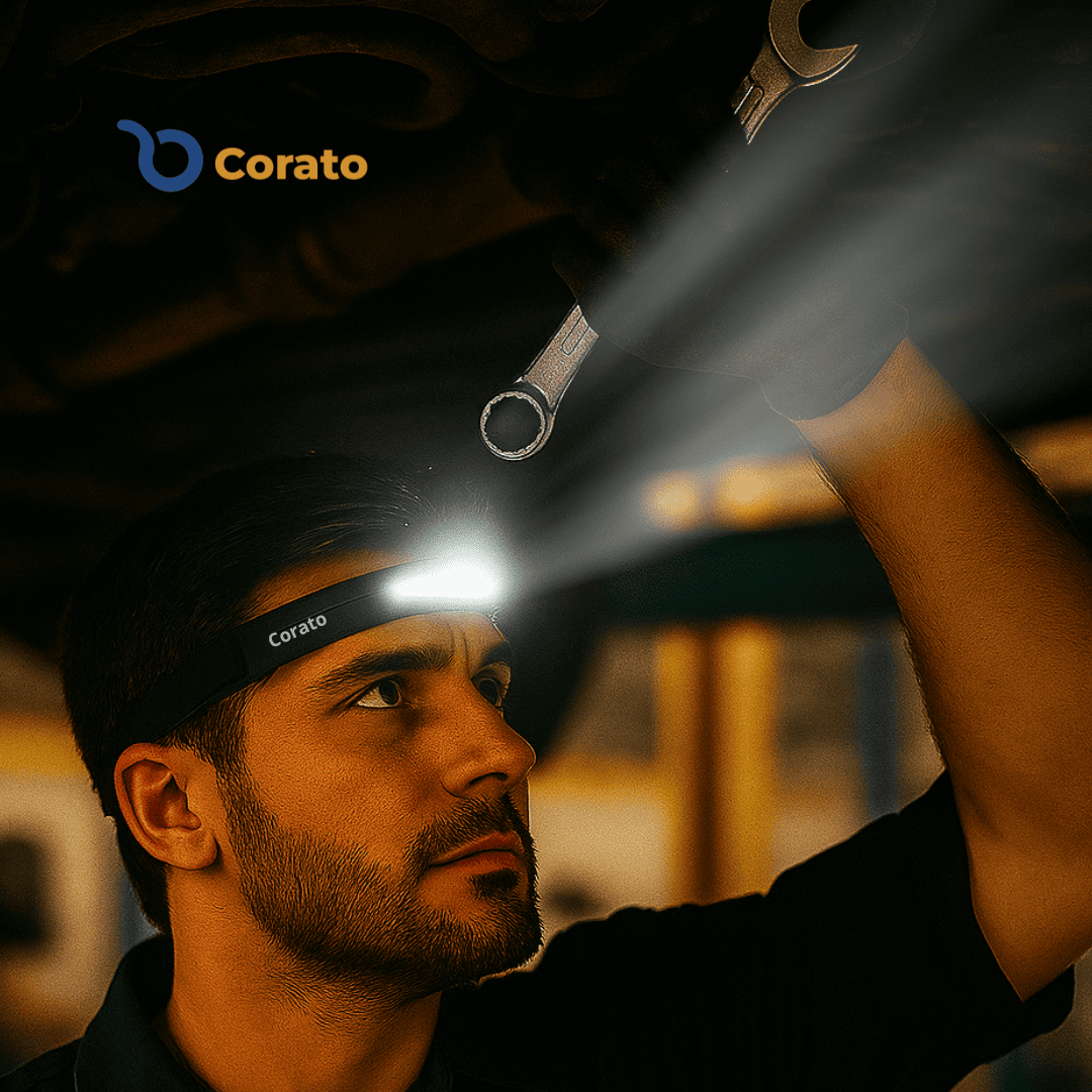 Lanterna de Cabeça Recarregável LED